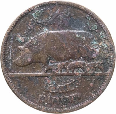 купить Ирландия 1/2 пенни (penny) 1928
