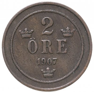 купить Швеция 2 эре 1907