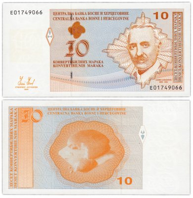 купить Босния и Герцеговина 10 марок 2008 (Pick 73)
