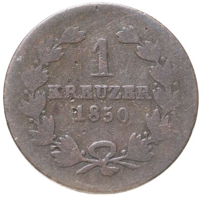купить Германия, Баден 1 крейцер 1850