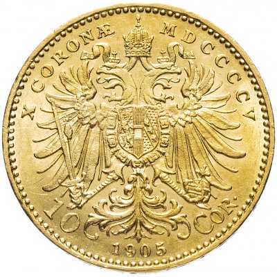 купить Австро-Венгрия 10 крон 1905 Франц Иосиф I
