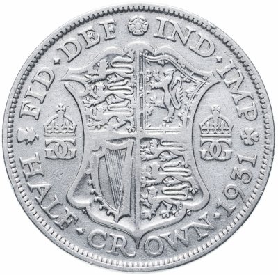 купить Великобритания 1/2 кроны (crown) 1931
