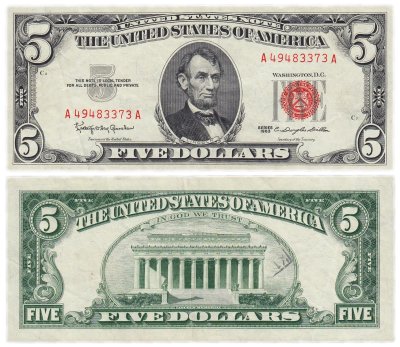 купить США 5 долларов 1963 Series 1963
