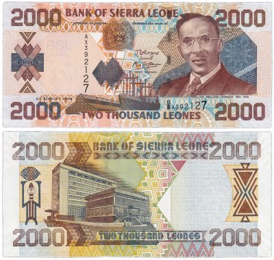 купить Сьерра-Леоне 2000 леоне 2006 года (Pick 26c)