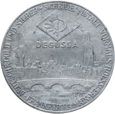 купить Рекламная календарная медаль (Kalendermedaille) AG Degussa на 1943 г., Австрия