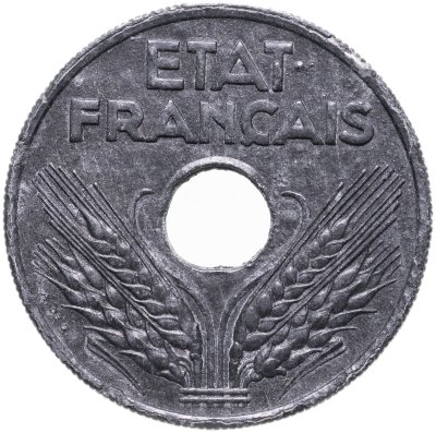 купить Франция 20 сантимов 1941-1944 (режим Виши), случайный год