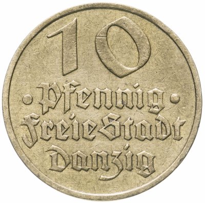 купить Германия, Данциг (Гданьск) 10 пфеннигов 1932