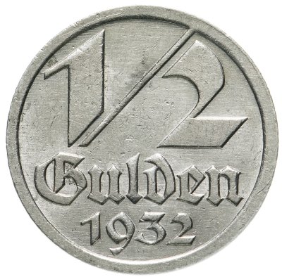 купить Вольный город Данциг 1/2 гульдена 1932