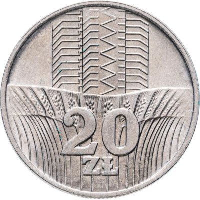 купить Польша 20 злотых (zlotych) 1973