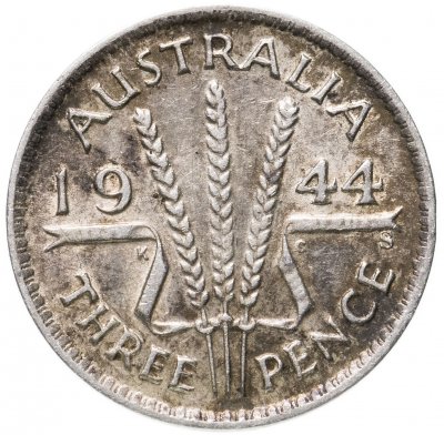 купить Австралия 3 пенса (pence) 1944