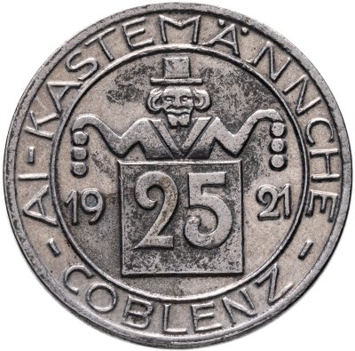 купить Германия "Кобленц" 25 пфеннигов 1921 нотгельд