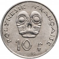 купить Французская Полинезия 10 франков (francs) 2002-2006 (магнитная)