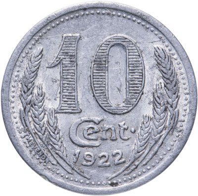 купить Франция, Департамент Эр-и-Луар, нотгельд 10 сантимов 1922