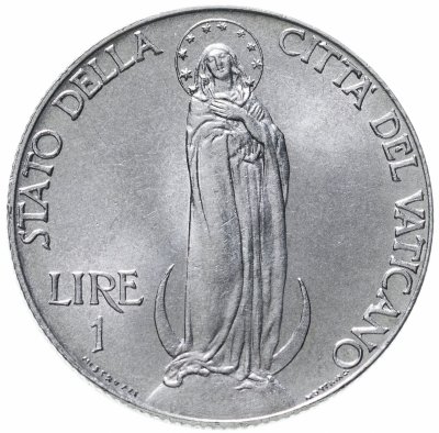 купить Ватикан 1 лира 1941