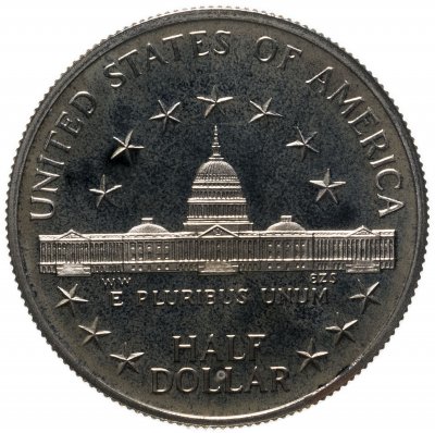 купить США 50 центов (half dollar) 1989 Proof Congress "200-летие Конгресса США"