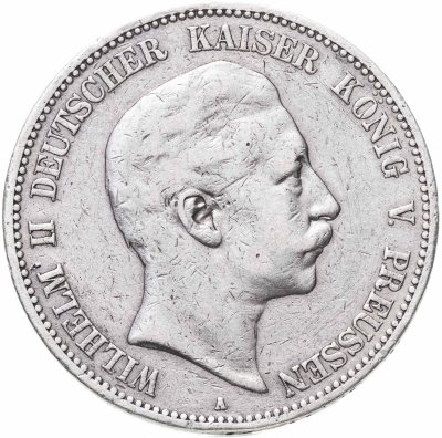 купить Германская Империя, Пруссия 5 марок (mark) 1903