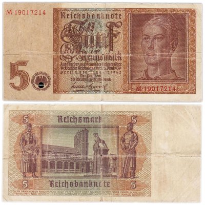купить Германия 5 марок 1942