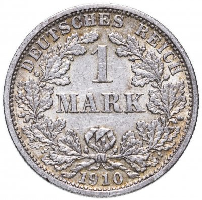 купить Германия (Германская Империя) 1 марка 1910 "F"