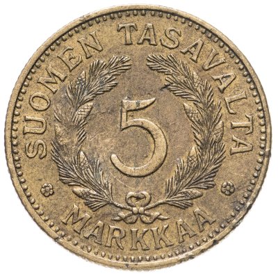 купить Финляндия 5 марок 1942