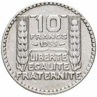 купить Франция 10 франков (francs) 1933