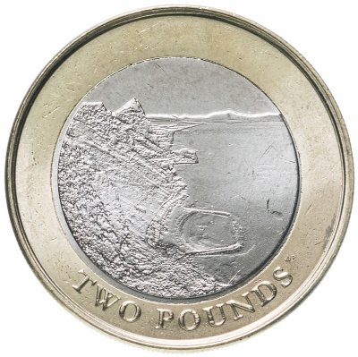 купить Гибралтар 2 фунта (pounds) 2020