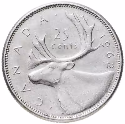 купить Канада 25 центов (квотер, cents) 1953-1964