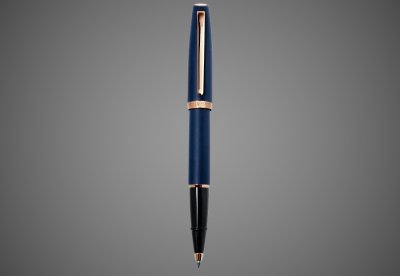 купить Ручка-роллер Aurora Style Resina Matt Blue PGT, в подарочной коробке, Покрытия: позолота, позолота, смола, 2026 г.