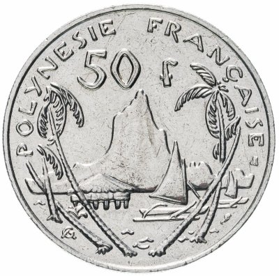 купить Французская Полинезия 50 франков 1998