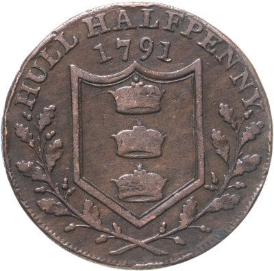 купить Великобритания, Халл 1/2 пенни 1797