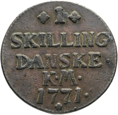 купить Дания 1 скиллинг 1771