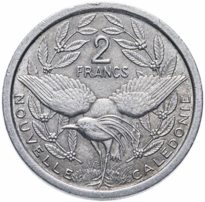купить Новая Каледония 2 франка (francs) 1971-2012 случайный год