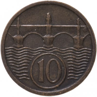 купить Чехословакия 10 геллеров (haleru) 1922