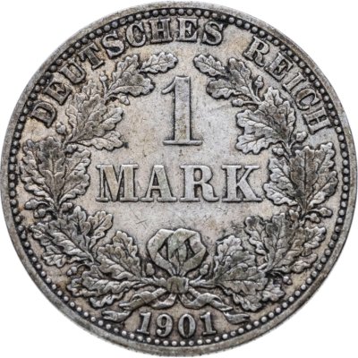 купить Германия 1 марка (mark) 1901 A знак монетного двора: "A" - Берлин