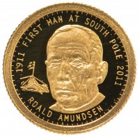 Купить Токелау 5 долларов 2011 "Руаль Амундсен"