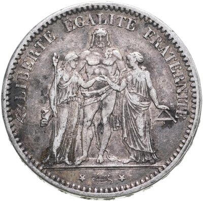 купить Франция 5 франков 1873