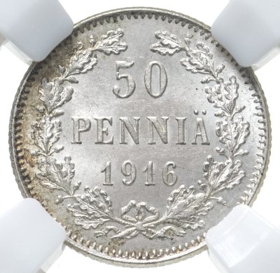 купить 50 пенни (pennia) 1916 S в слабе ННР MS64