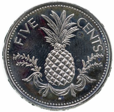 купить Багамы 5 центов (cents) 1974 FM