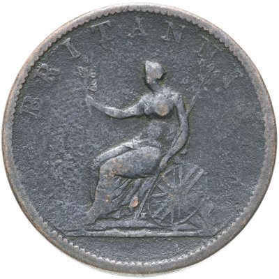 купить Великобритания 1/2 пенни (penny) 1806 Георг III