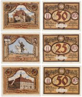 купить Германия (Анхальт: Йесниц) набор из 3-х нотгельдов 1921 (654.9/В1)