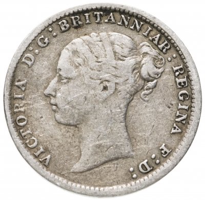 купить Великобритания 3 пенса 1884