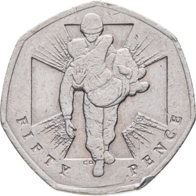 купить Великобритания 50 пенсов (pence) 2006 "Героический акт"