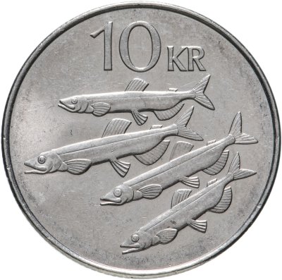 купить Исландия 10 крон (kronur) 2008