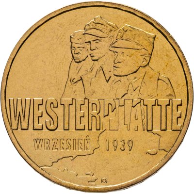 купить Польша 2 злотых 2009 "Оборона Вестерплатте в сентябре 1939"