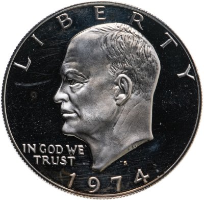 купить США 1 доллар 1974 "Эйзенхауэр серебряный доллар"