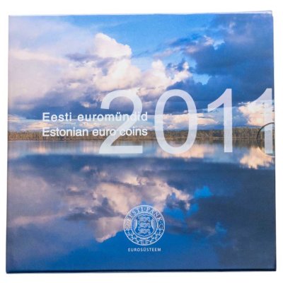 купить Эстония набор из 8 монет евро 2011 в буклете