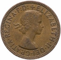 Купить Великобритания 1/2 пенни (penny) 1967