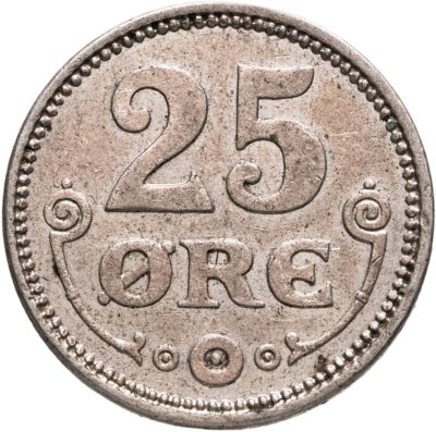 купить Дания 25 эре (ore) 1919