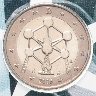 купить Бельгия 2 евро 2006 "Атомиум в Брюсселе" BU официальный блистер