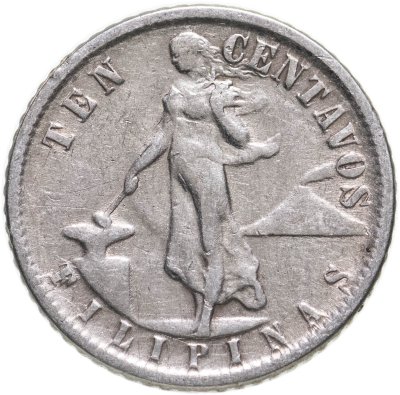 купить Филиппины 10 сентаво (centavos) 1945