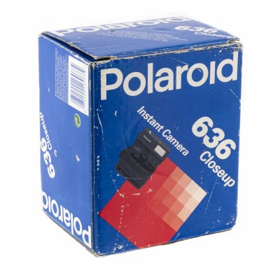 купить Фотоаппарат мгновенной печати "Polaroid 636 Close Up" в оригинальной коробке , пластмасса, Великобритания, 1980-1990 гг.